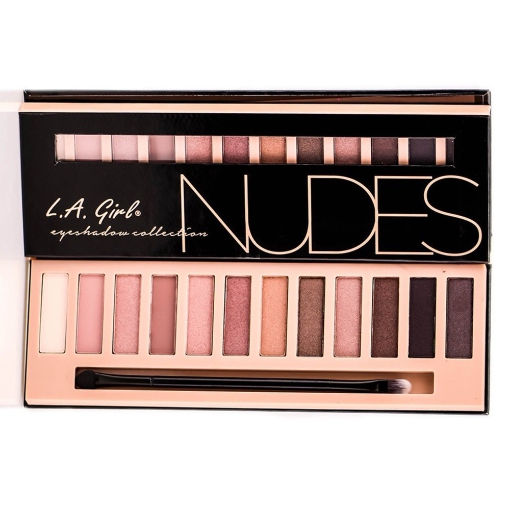 L.A. Girl Beauty Brick Eyeshadow Collection Palette Nudes 12 Shades NIB